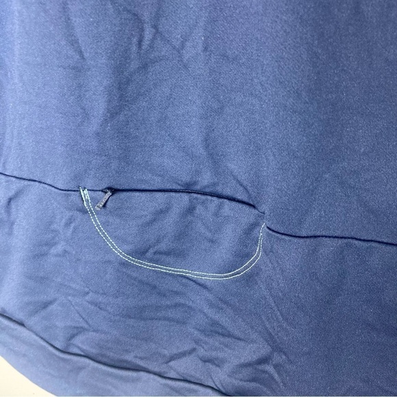 Alo Size XXL Women's Zip Up Track Jacket Blue - Picture 8 of 8